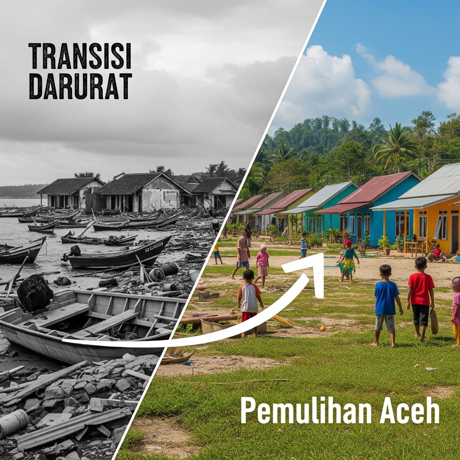 Progres Penanganan Bencana Fase Transisi Darurat ke Pemulihan di Provinsi Aceh